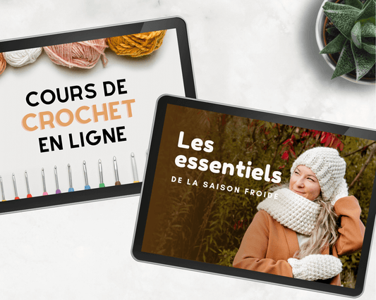 Cours pour débutants + Les essentiels de la saison froide - Crochetmilie