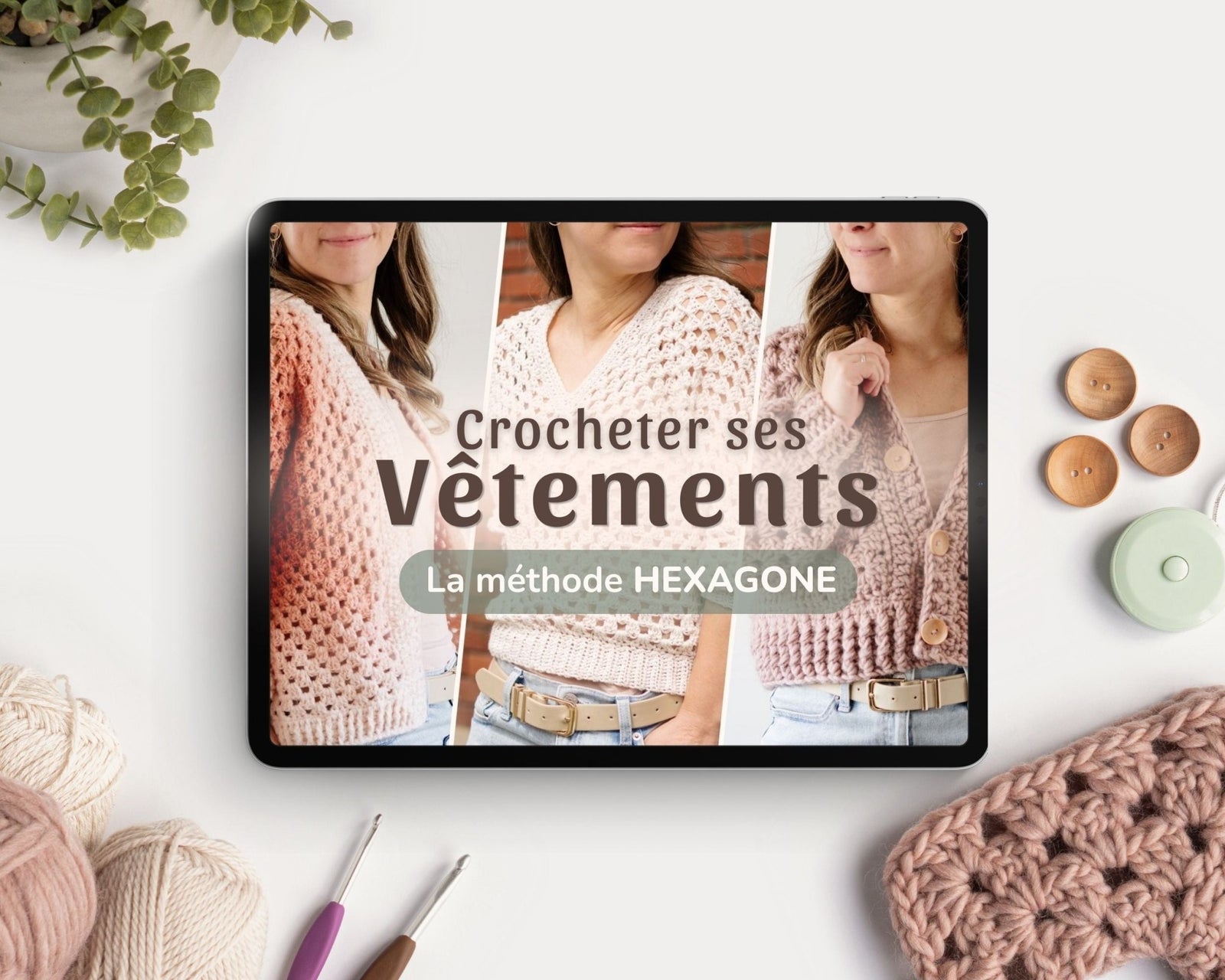 Crocheter ses vêtements - La méthode hexagone