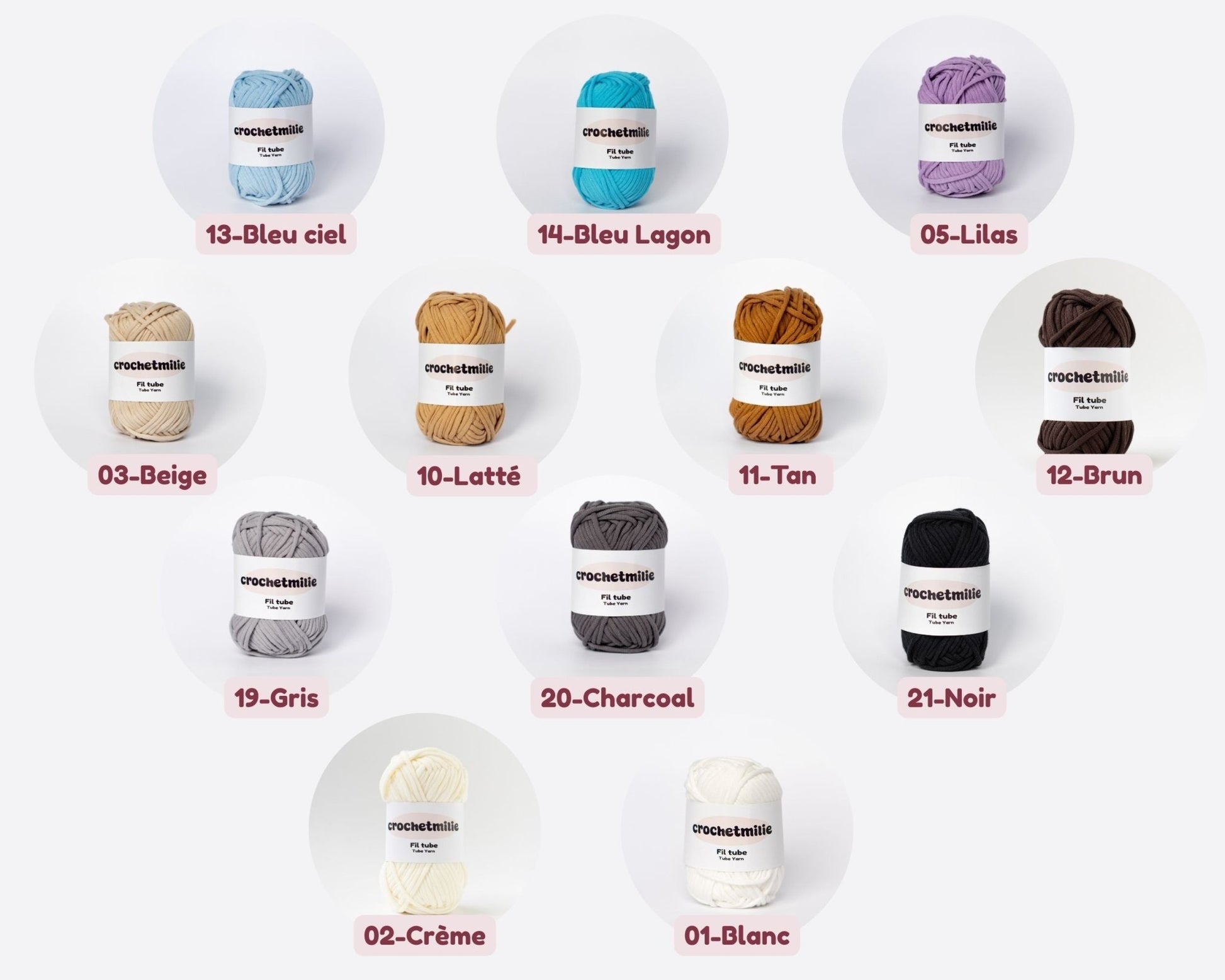 Fil Tube Crochetmilie - Crochetmilie