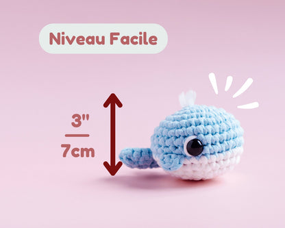 Kit de crochet - La baleine - Crochetmilie