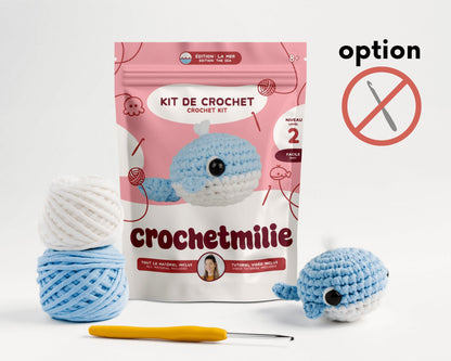 Kit de crochet - La baleine - Crochetmilie