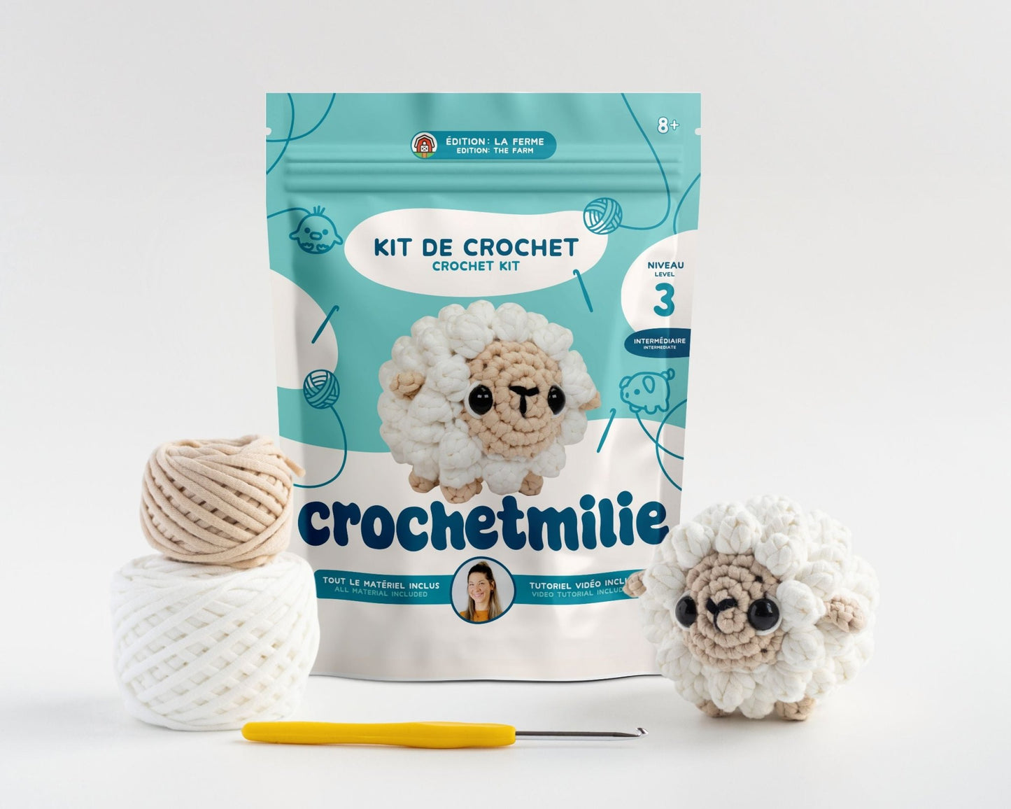 Kit de crochet - La brebis - Crochetmilie