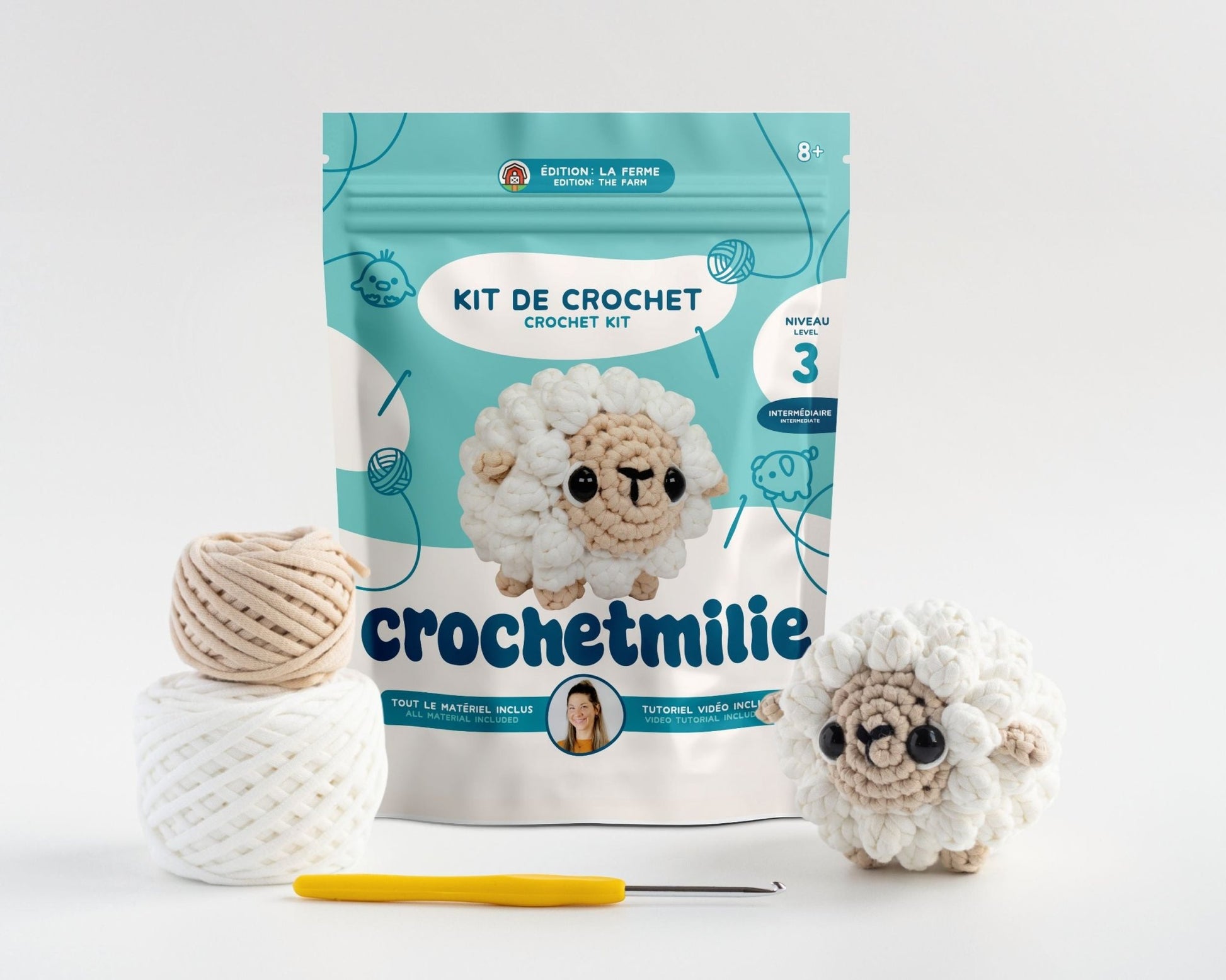 Kit de crochet - La brebis - Crochetmilie