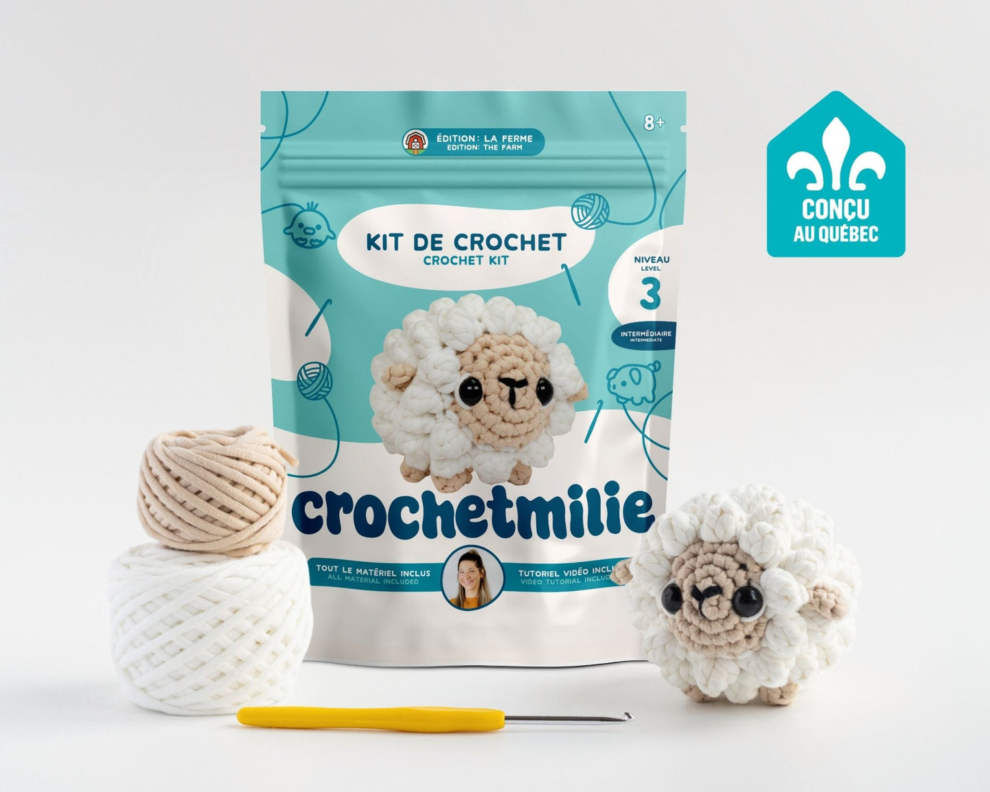 Kit de crochet - La brebis - Crochetmilie