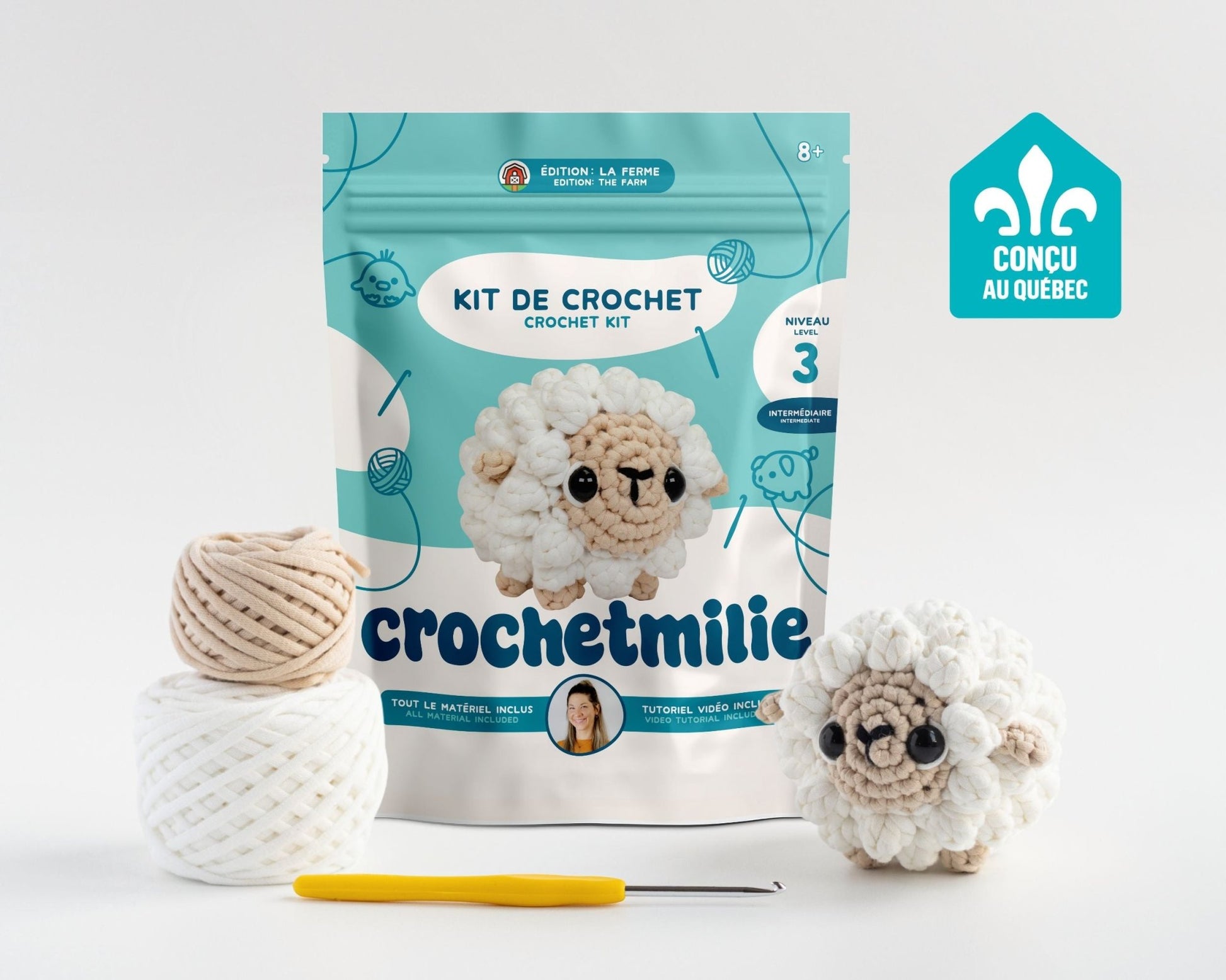 Kit de crochet - La brebis - Crochetmilie