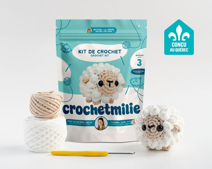 Kit de crochet - La brebis - Crochetmilie