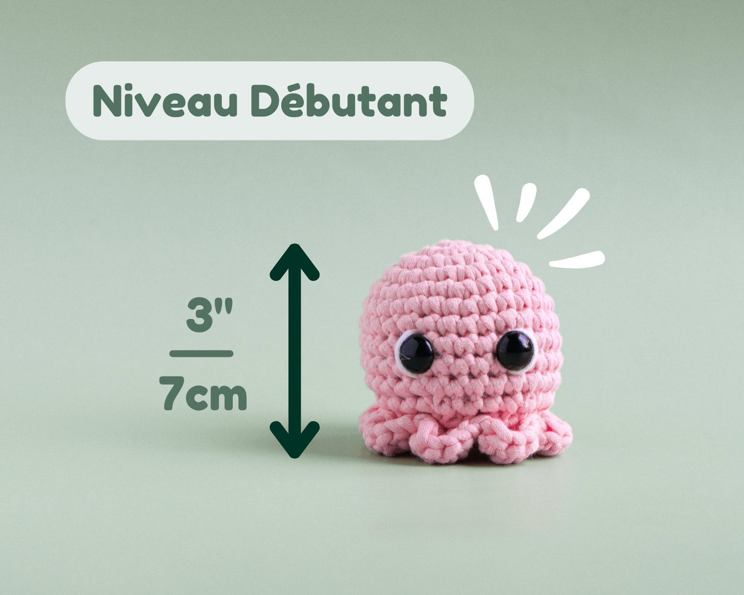 Kit de crochet - La pieuvre - Crochetmilie