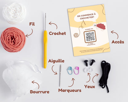 Kit de crochet - La tortue - Crochetmilie