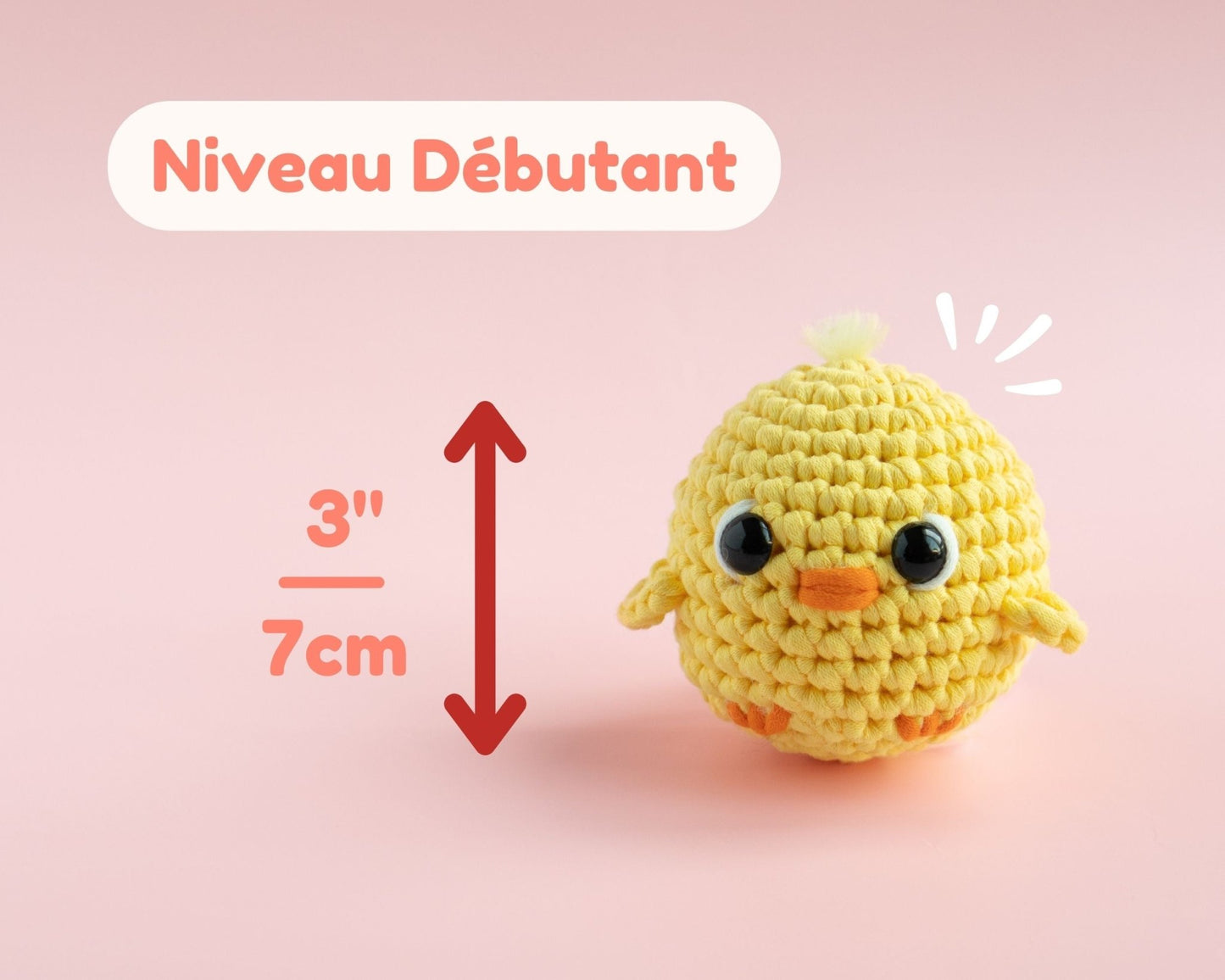 Kit de crochet - Le Poussin - Crochetmilie