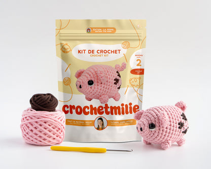 Kit de crochet - Le p'tit cochon