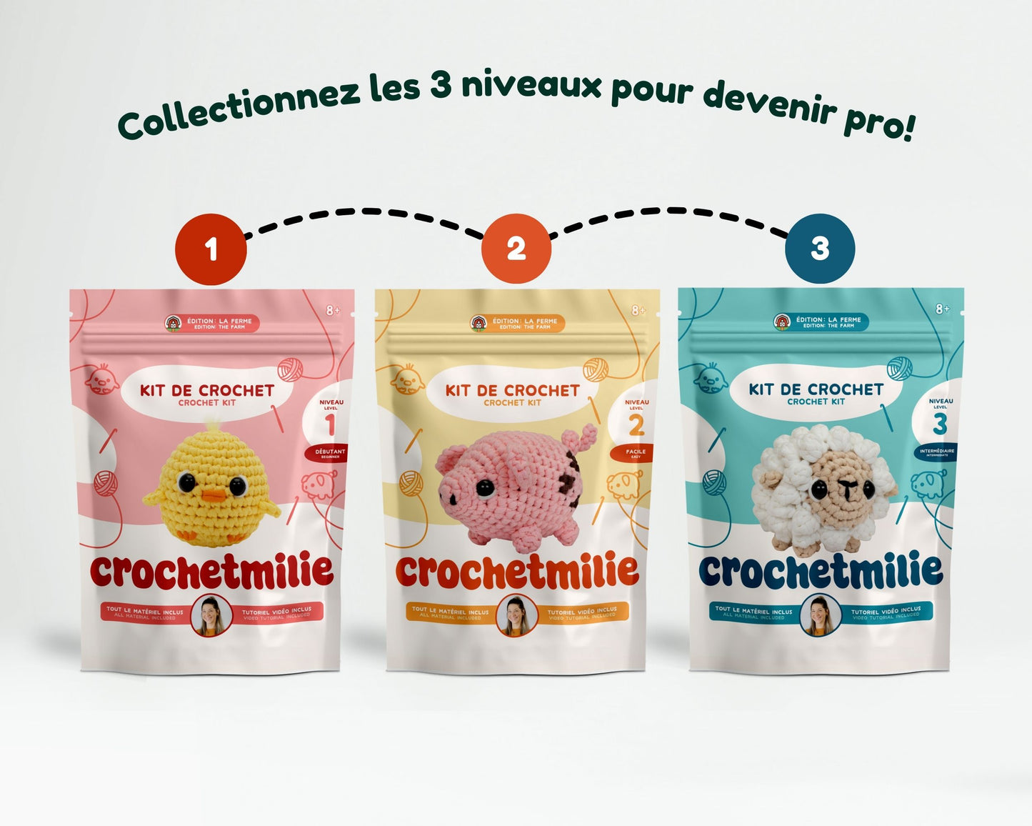 Kit de crochet - Le p'tit cochon