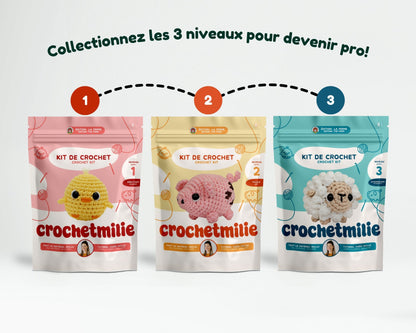 Kit de crochet - Le p'tit cochon