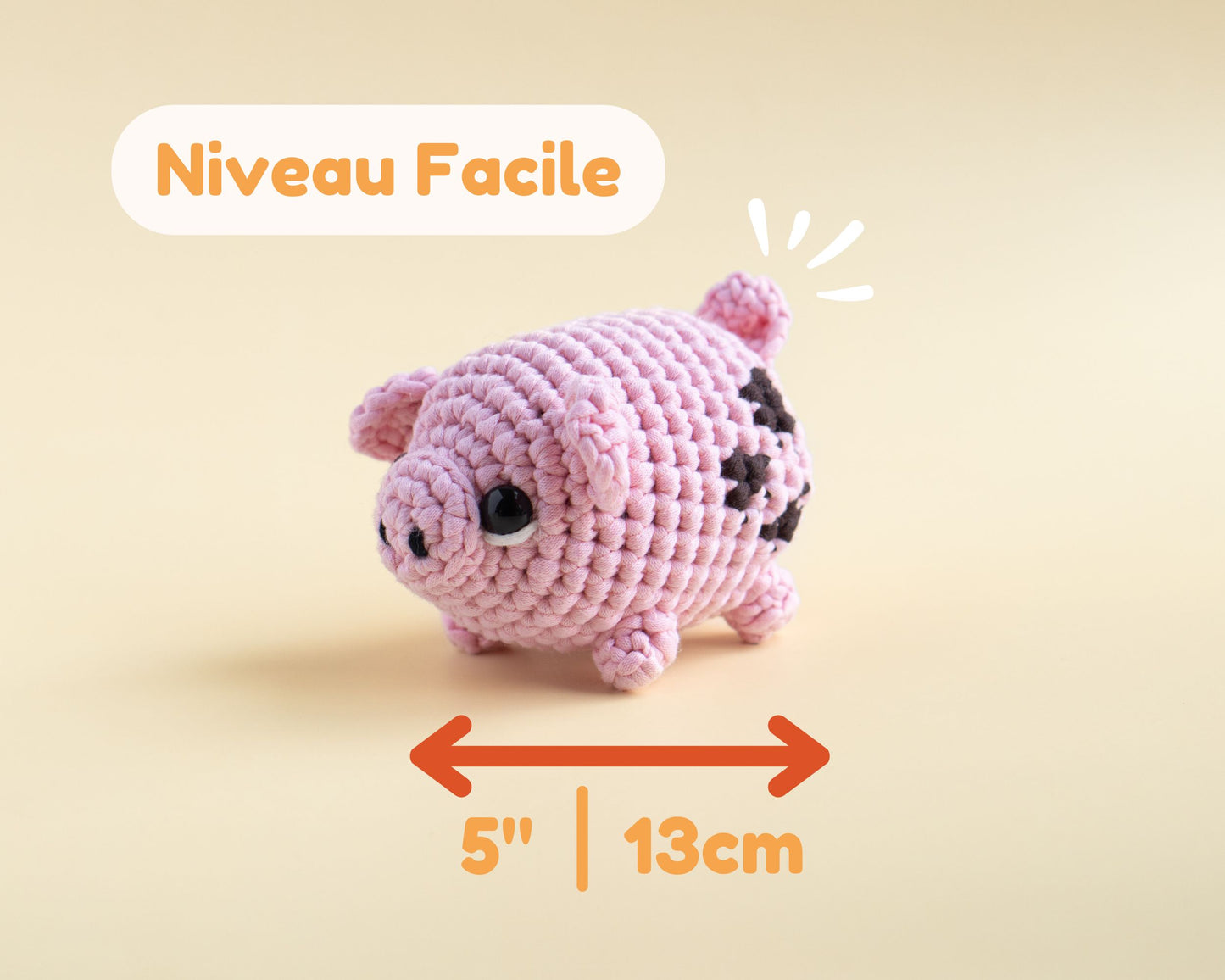 Kit de crochet - Le p'tit cochon