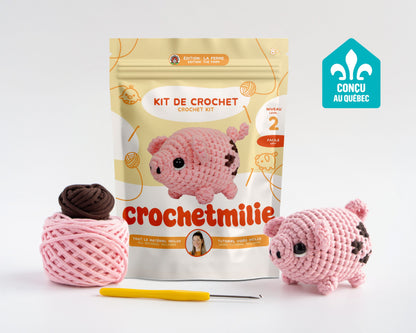 Kit de crochet - Le p'tit cochon