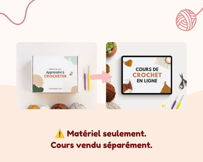 La boîte "APPRENDRE À CROCHETER" - Crochetmilie
