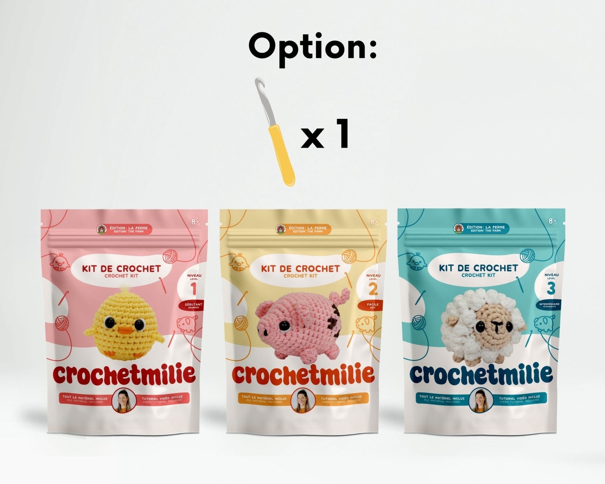 La collection de l'édition: "La Ferme" - Crochetmilie