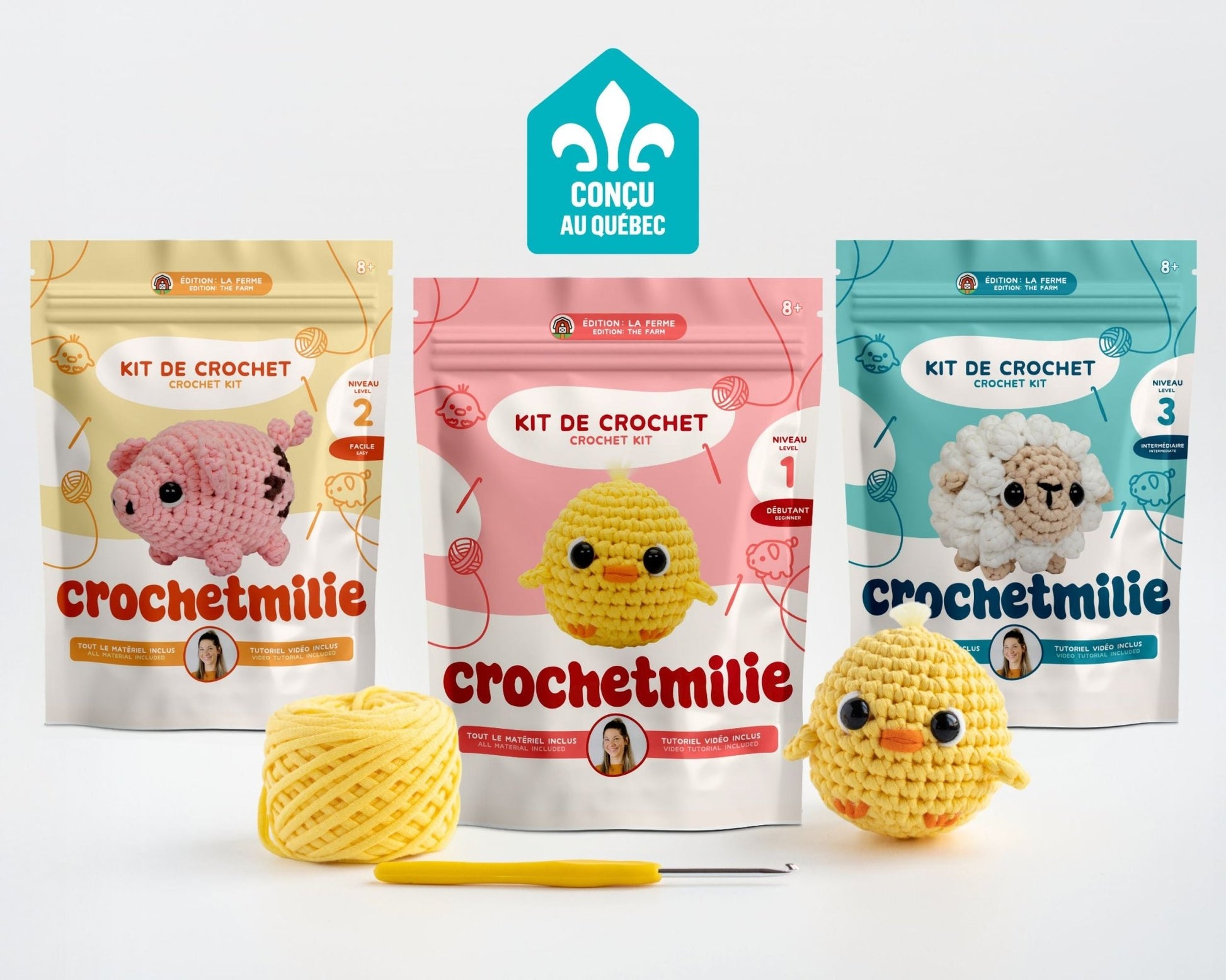 La collection de l'édition: "La Ferme" - Crochetmilie