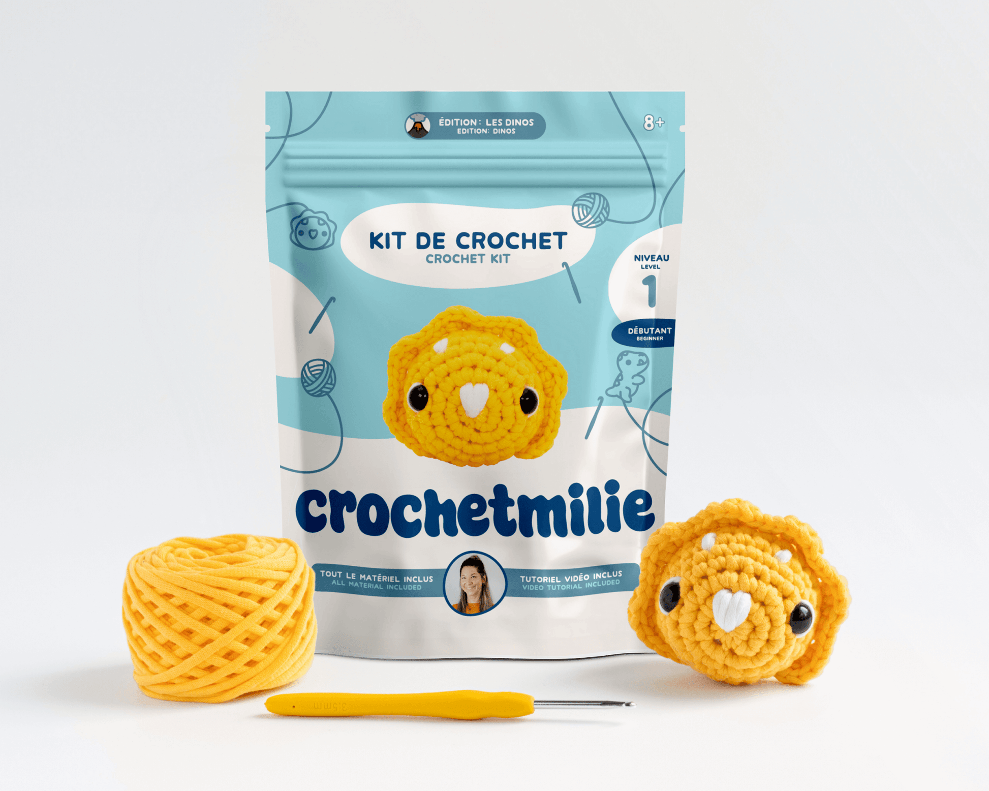 La collection de l'édition: "Les dinos" - Crochetmilie