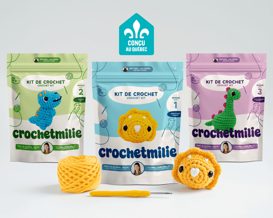 La collection de l'édition: "Les dinos" - Crochetmilie