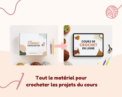 Le kit "COMMENT CROCHETER" - Crochetmilie