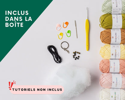 Le kit "LES AMIGURUMIS" - Crochetmilie