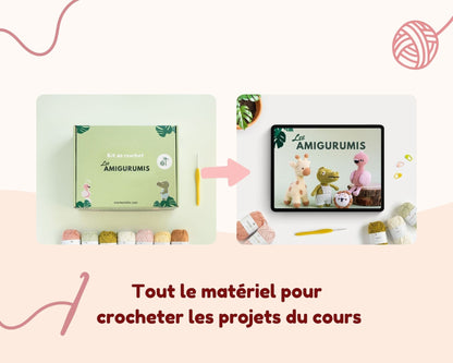 Le kit "LES AMIGURUMIS" - Crochetmilie