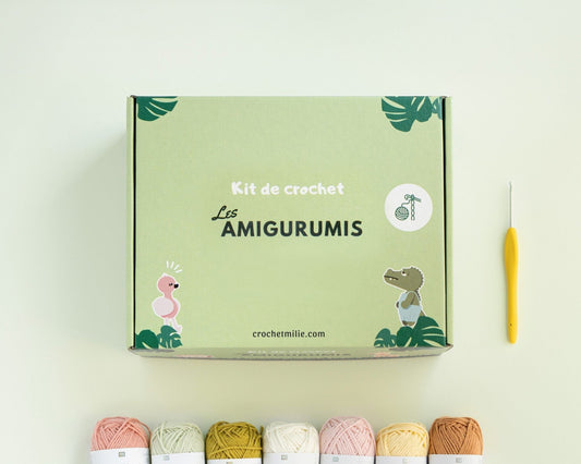 Le kit "LES AMIGURUMIS" - Crochetmilie