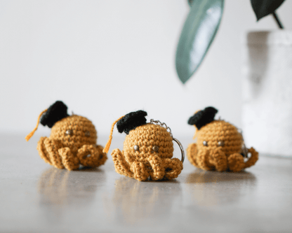 Patron au crochet - La pieuvre de graduation - Crochetmilie