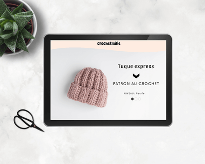 Patron au crochet - La tuque express - Crochetmilie