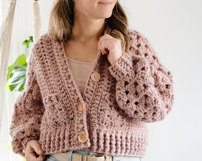 Patron au crochet - La veste douillette - Crochetmilie