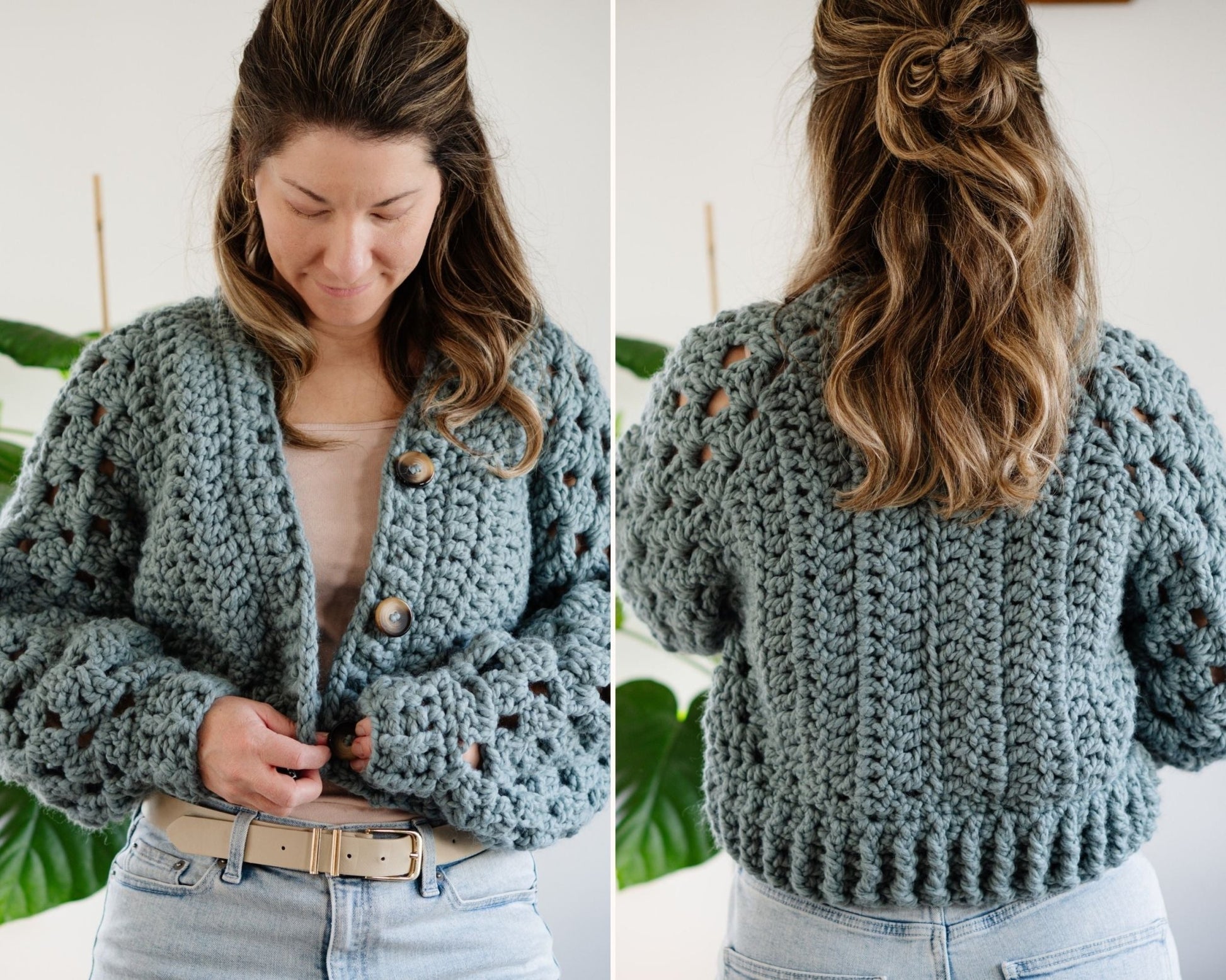 Patron au crochet - La veste douillette - Crochetmilie