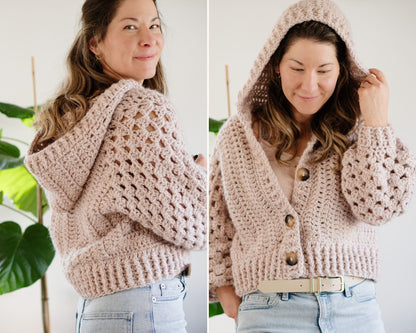 Patron au crochet - La veste douillette - Crochetmilie
