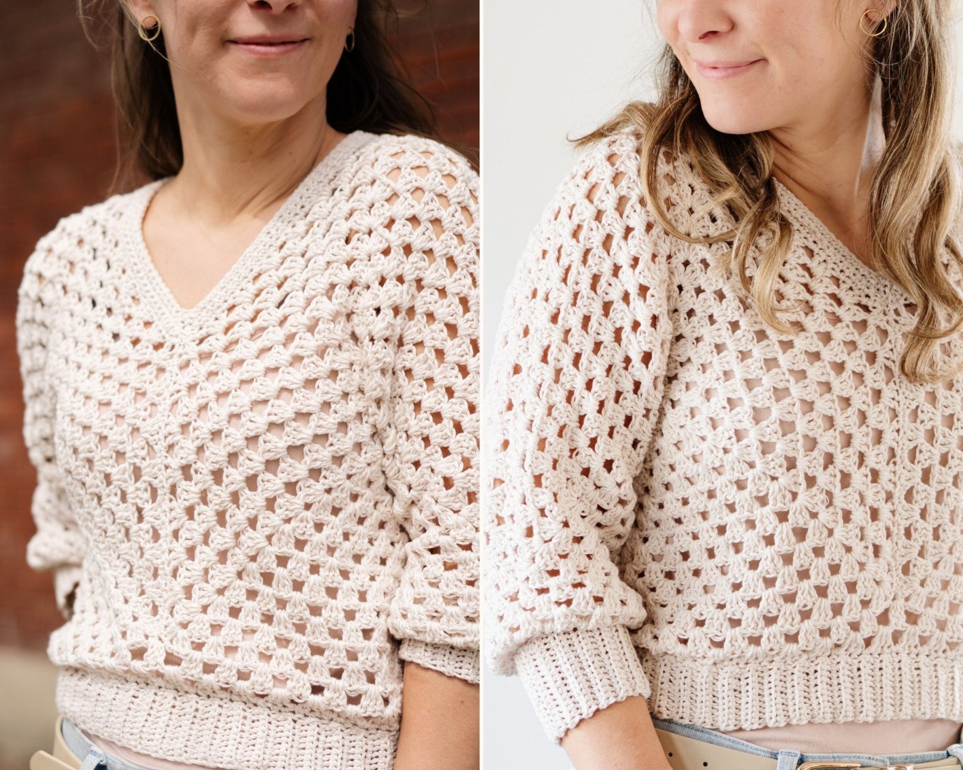 Patron au crochet - Le chandail léger - Crochetmilie