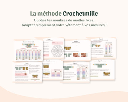 Patron au crochet - Le chandail léger - Crochetmilie