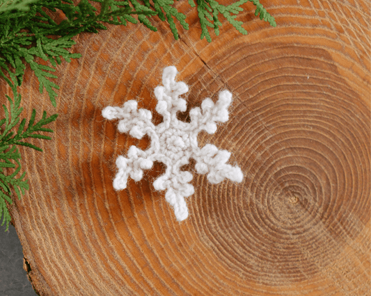 Patron au crochet - Le flocon de neige - Crochetmilie