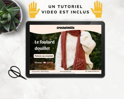 Patron au crochet - Le foulard douillet - Crochetmilie
