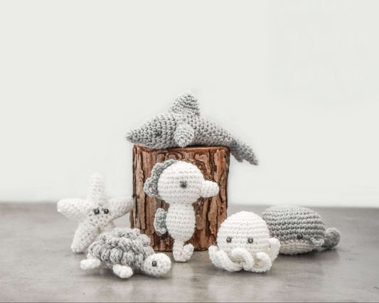 Patron au crochet - Les animaux de la mer