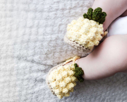 Patron au crochet - Les bottines ananas - Crochetmilie