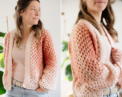 Patron au crochet - Mon premier cardigan - Crochetmilie