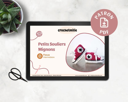 Patron au crochet - Petits souliers mignons - Crochetmilie