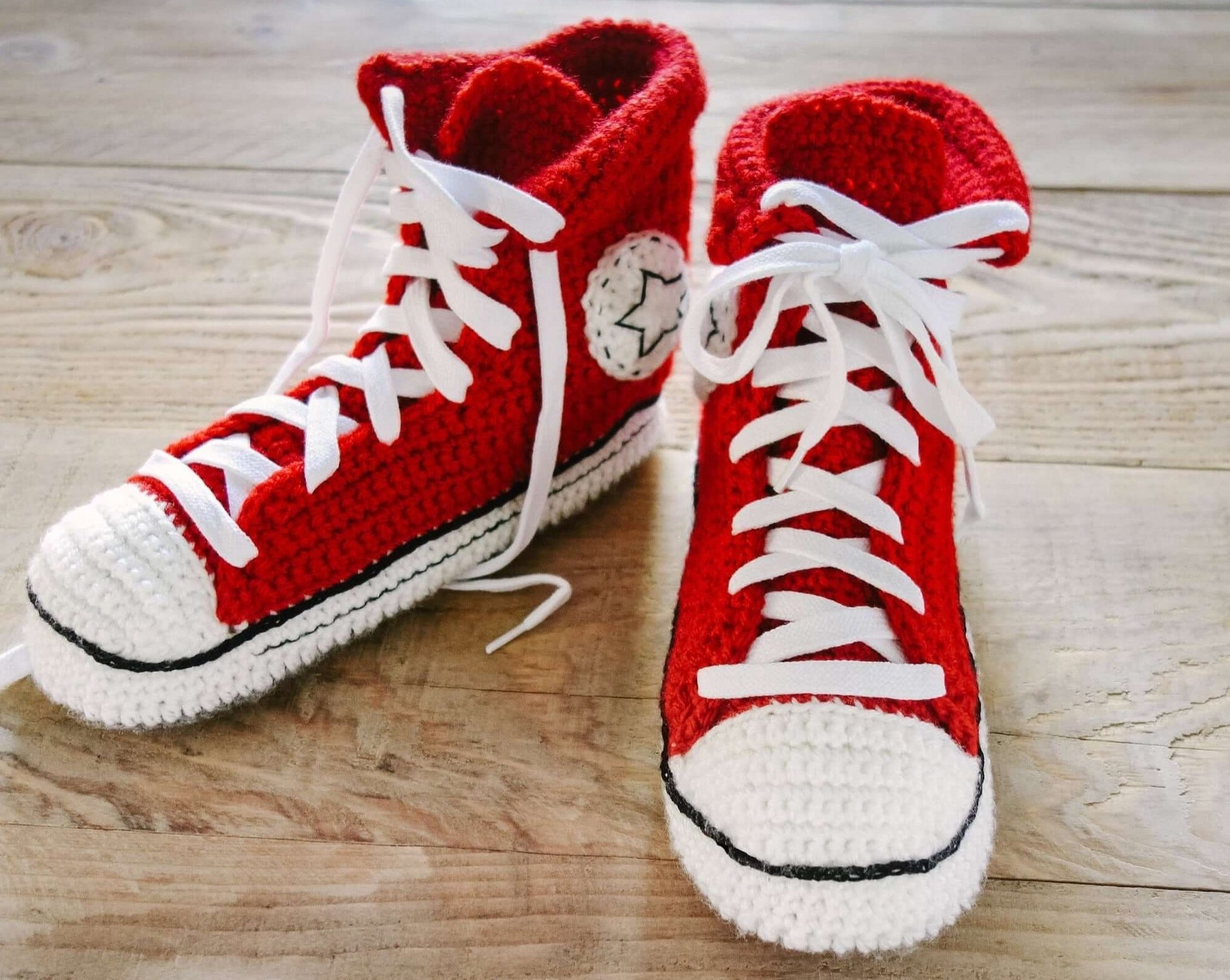 Crochet Paso Zapatos Tejidos Para Bebe Converse Tenis Converse En