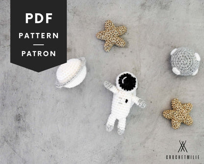 Patron au crochet - Dans l'univers - Crochetmilie