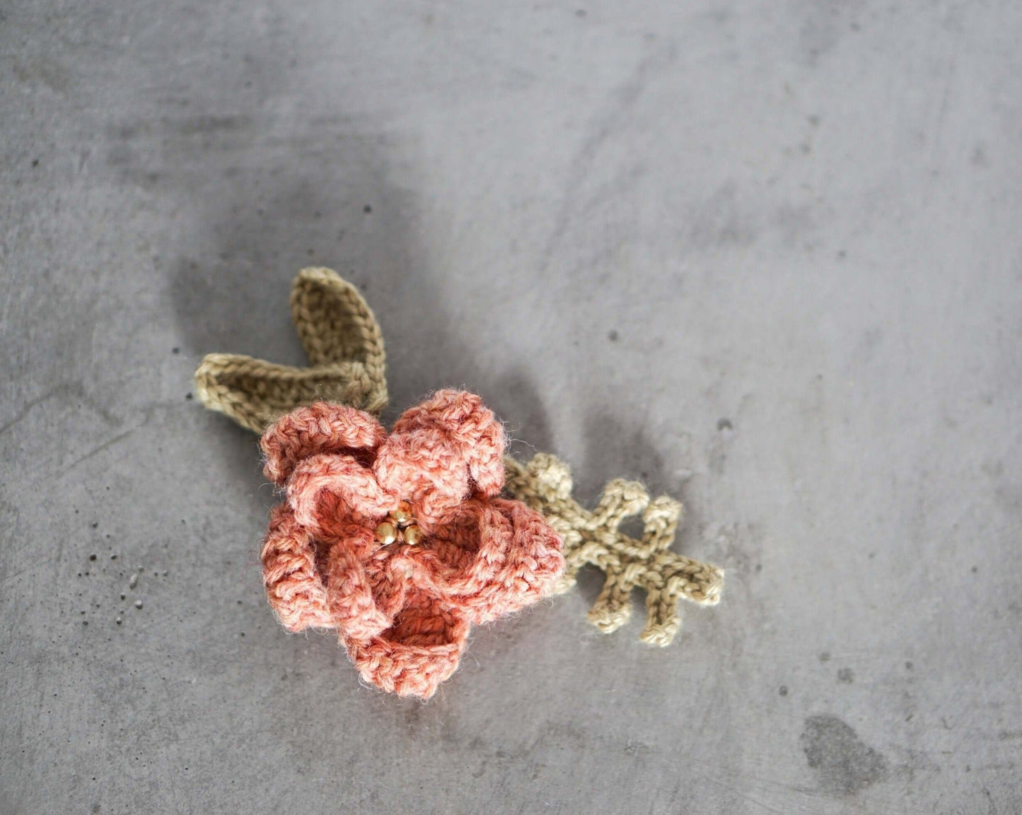 Patron au crochet - Fleur et Feuilles - Crochetmilie