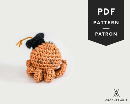 Patron au crochet - La pieuvre de graduation - Crochetmilie