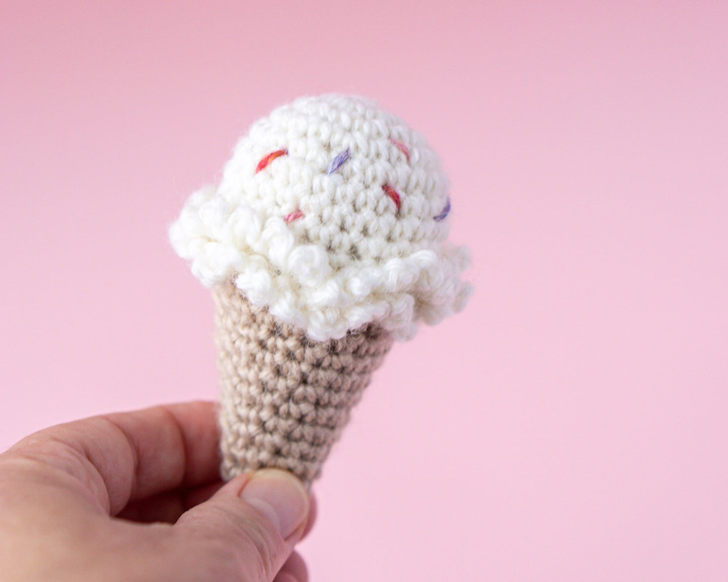 Patron au Crochet - Le cornet de crème glacée - Crochetmilie