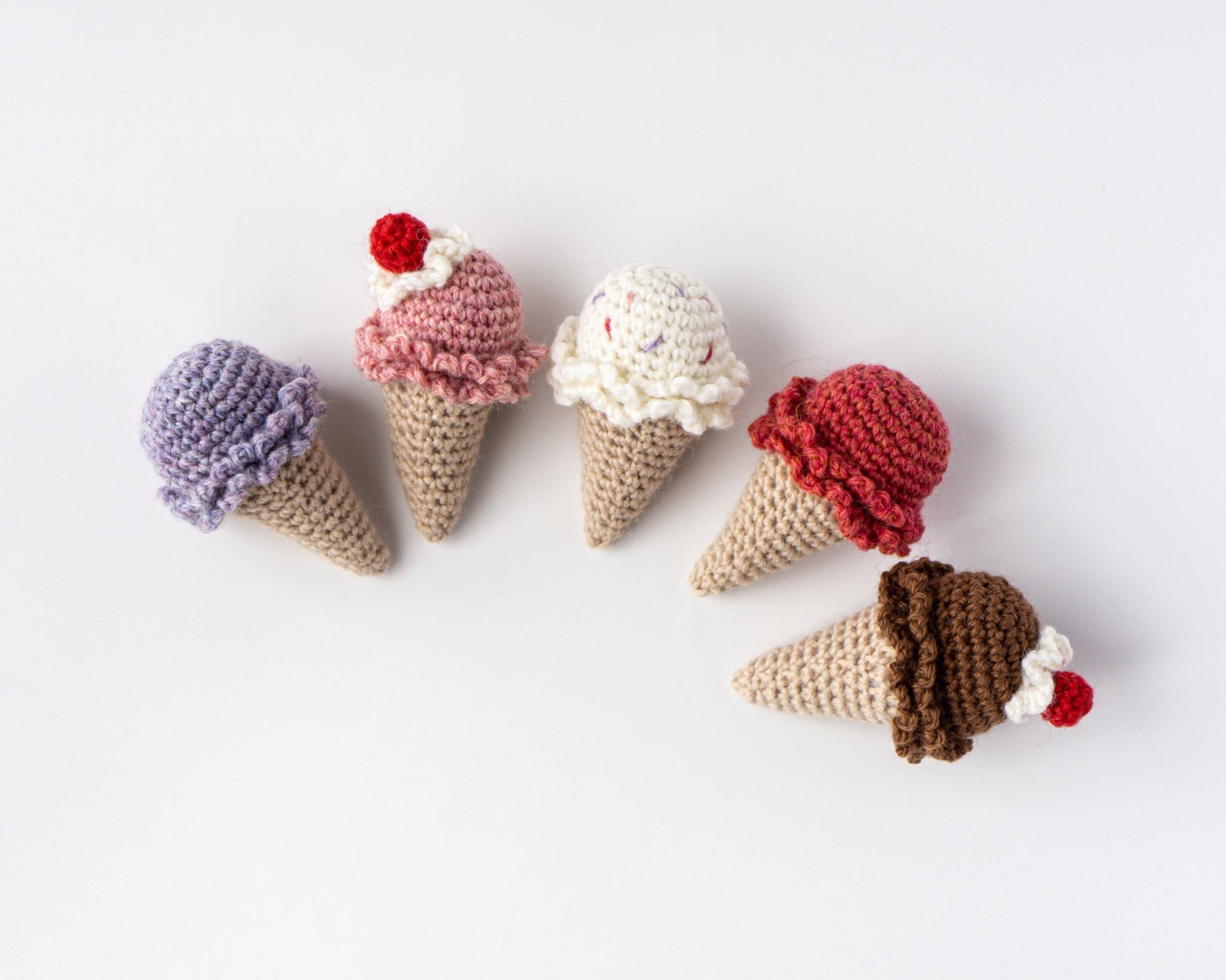 Patron au Crochet - Le cornet de crème glacée - Crochetmilie