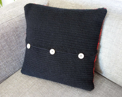 Patron au crochet - Le coussin rustique - Crochetmilie