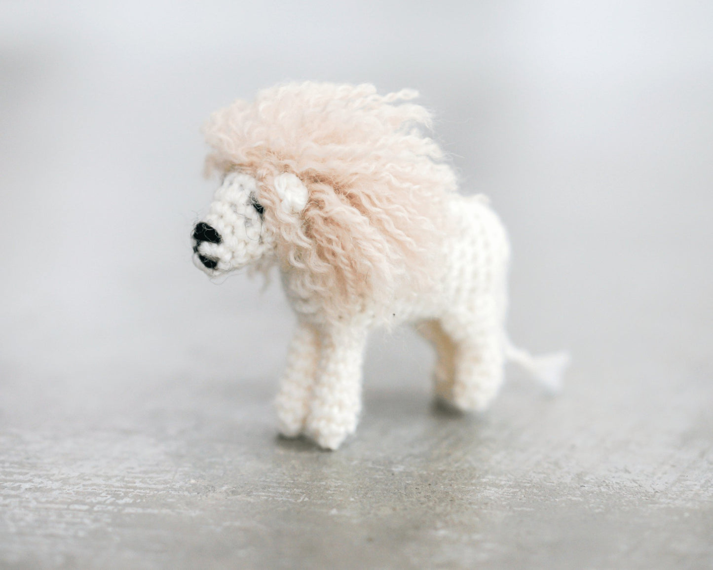 Patron au crochet - Le Lion Blanc - Crochetmilie