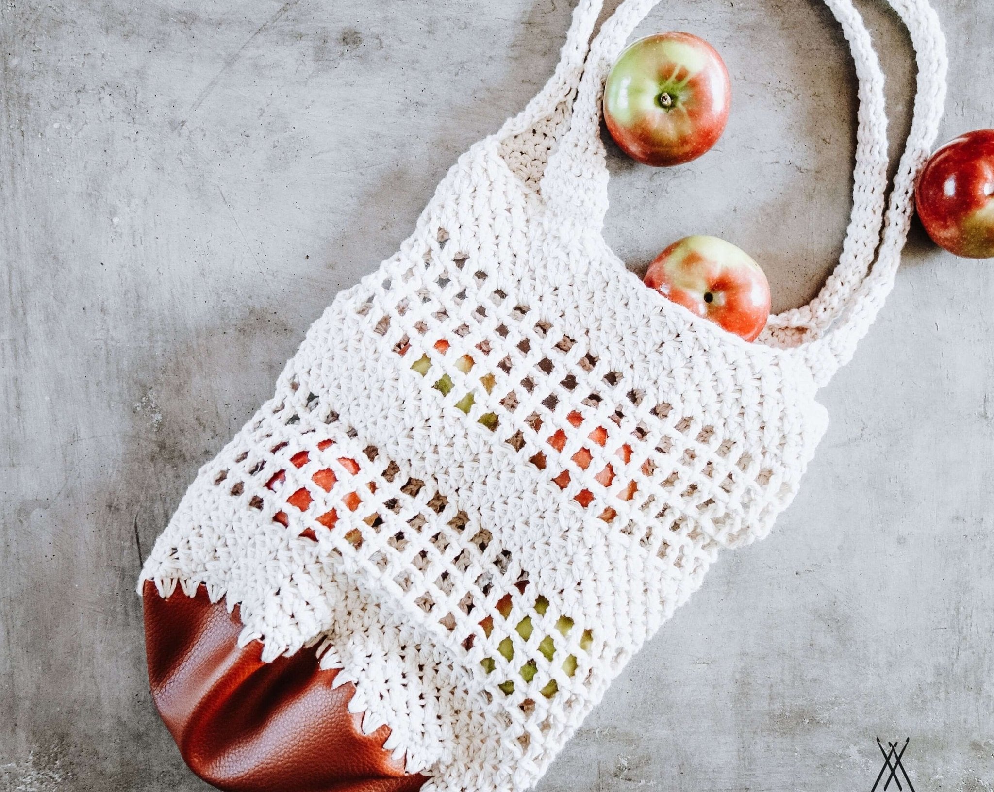 Patron au crochet Le sac en coton Crochetmilie