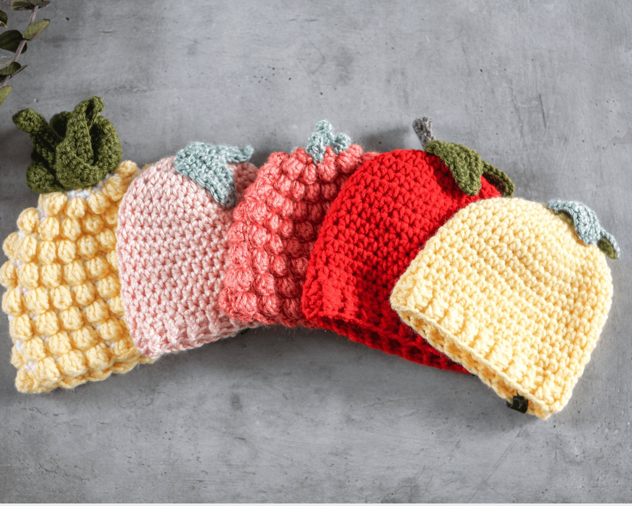 Baby fruit hot sale hat